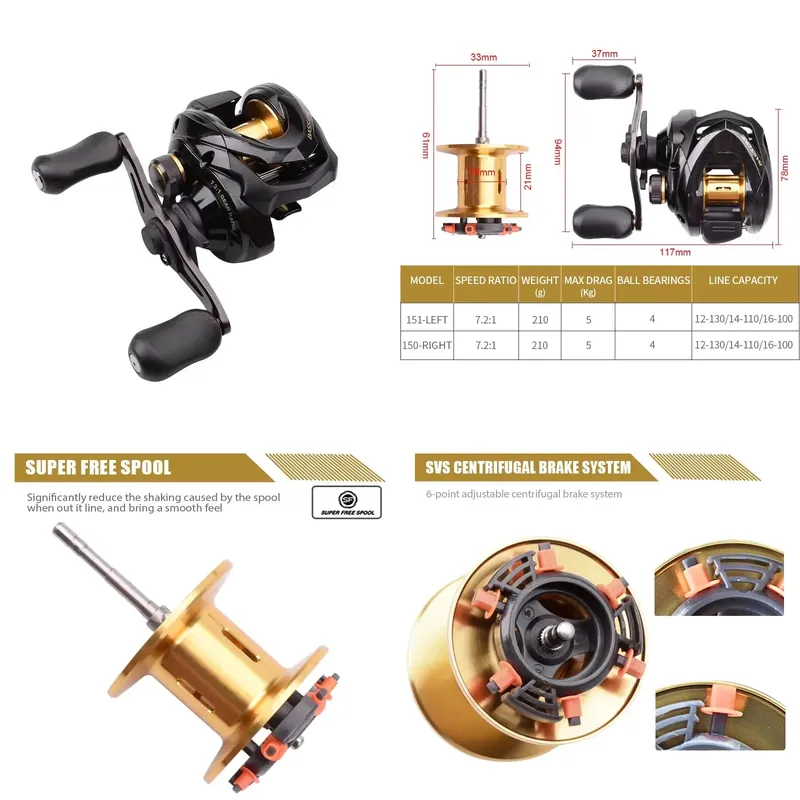 Carrete de Pesca Bass One Xt 1 - Baitcasting Reel reseña y precio