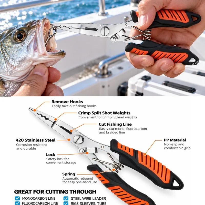 Juego de alicates de pesca mul - Baitcasting Reel reseña y precio